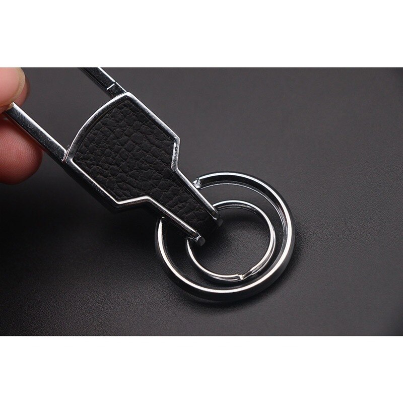 Móc Khóa Da Hình logo Xe Hơi Jeep 3D Độc Đáo