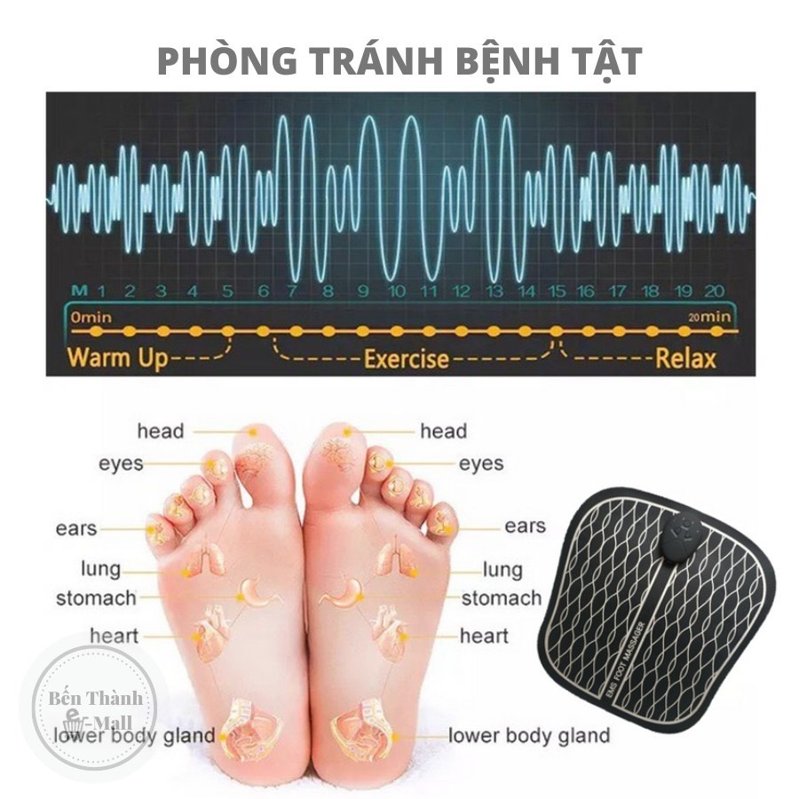 Máy Mát Xa Chân Trị Liêu Giảm Nhức Mỏi Máy Rung Chân Điều Hoà Khí Huyết Lưu Thông Máu Nâng Cao Sức Khoẻ