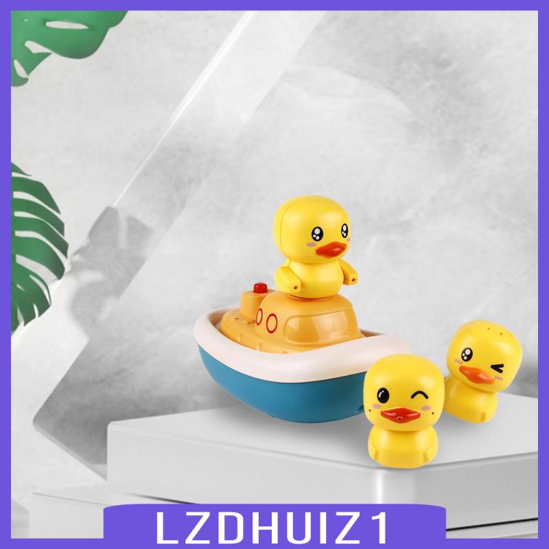 Đồ Chơi Phun Nước Điện Tử Tự Động Hình Chú Vịt Dễ Thương Cho Bé