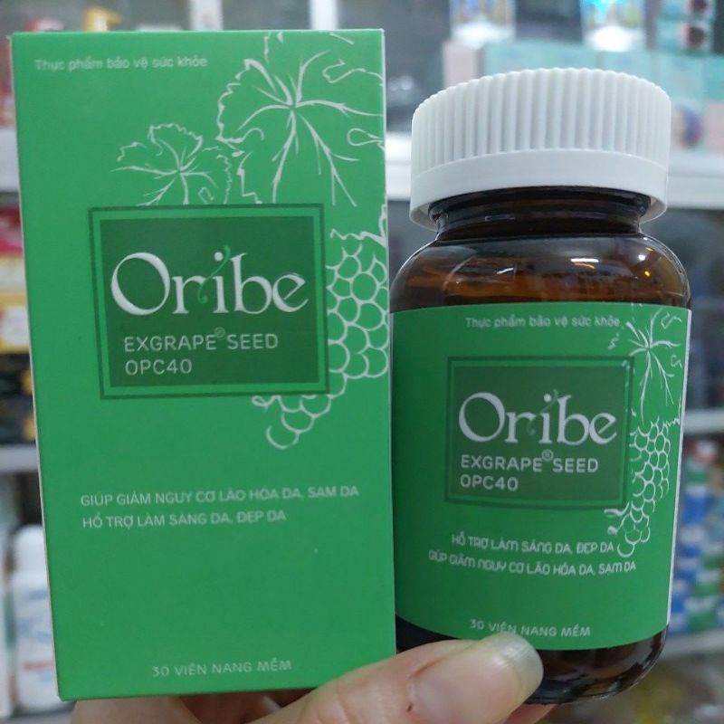 VIÊN UỐNG SÁNG ĐẸP DA,LOẠI BỎ SẠM NÁM ORIBE HỘP 30 VIÊN,HÀNG CHÍNH HÃNG