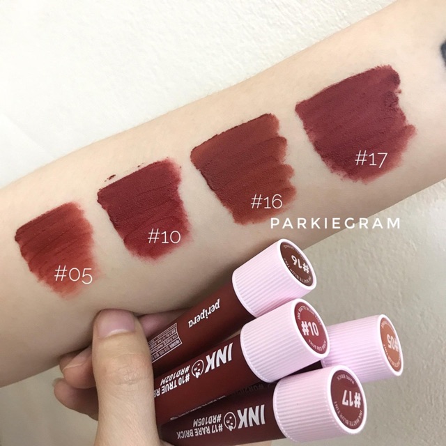 ( Sẵn 16 17 ) Son kem Peripera Ink Matte Blur Tint New 2019