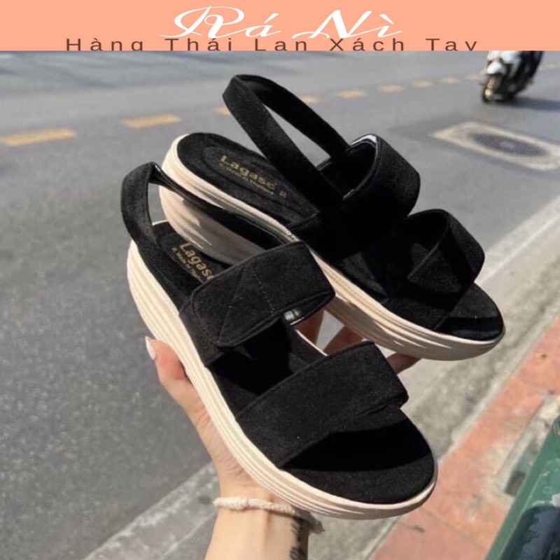 Giày Sandal Đế Bánh Mì Đế Xuồng 5 Phân Chuẩn Thái Lan