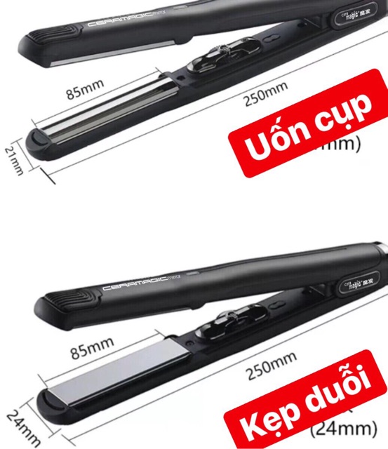 ĐỈNH CỦA CHÓP-MÁY LÀ TÓC CAO CẤP TITANIUM - BẢN CONG VÀ BẢN THẲNG