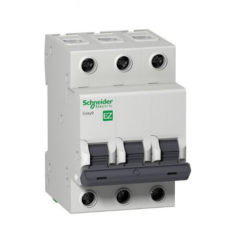 MCB Schneider 3P 4.5ka Mã: EZ9F34306 EZ9F34310 EZ9F34316 EZ9F34320 EZ9F34325 EZ9F34332 EZ9F34340 EZ9