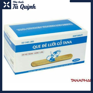 »» Que đè lưỡi gỗ tiệt trùng Tana 100 chiếc
