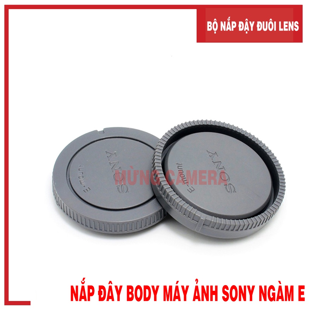 Bộ Nắp Body Và Cap Đuôi Lens Sony ngàm E