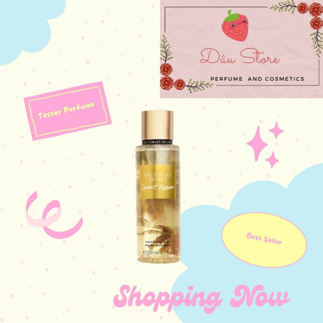 Xịt Thơm Body Mist Victoria’s Secret - COCONUT PASSION   Chính hãng