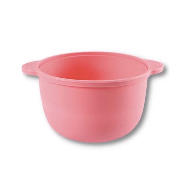Sáp wax lông dừa + chén silicon + que wax