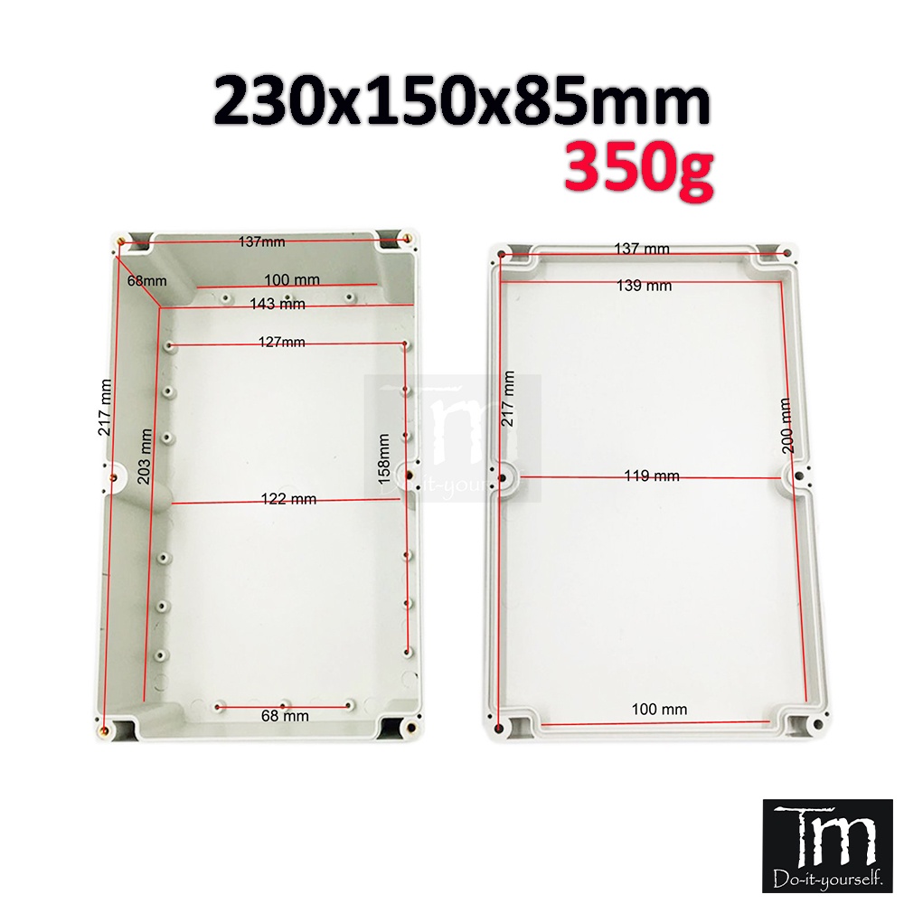Hộp Nhựa Kỹ Thuật Chống Nước 230*150*85mm