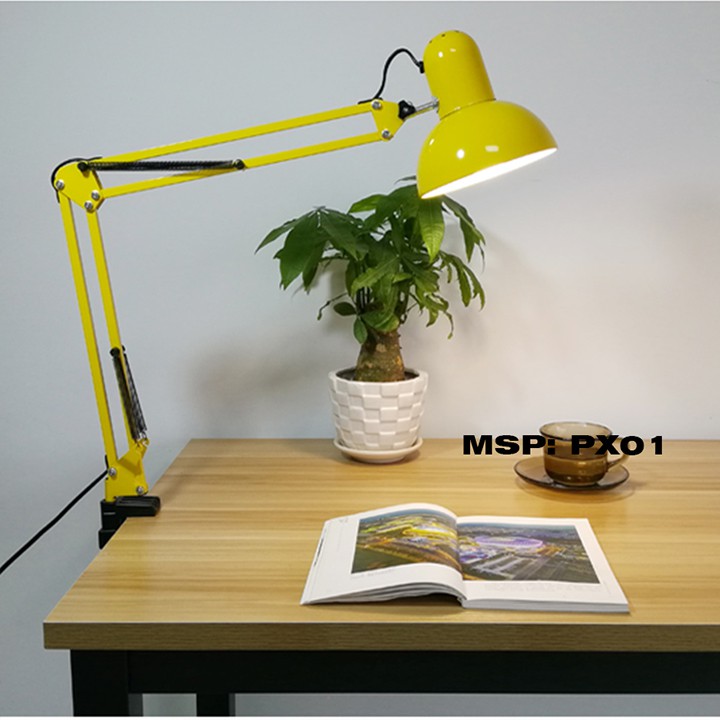 Đèn kẹp bàn MONSKY Pixar luxo đủ màu sắc PX01 (chưa kèm bóng)