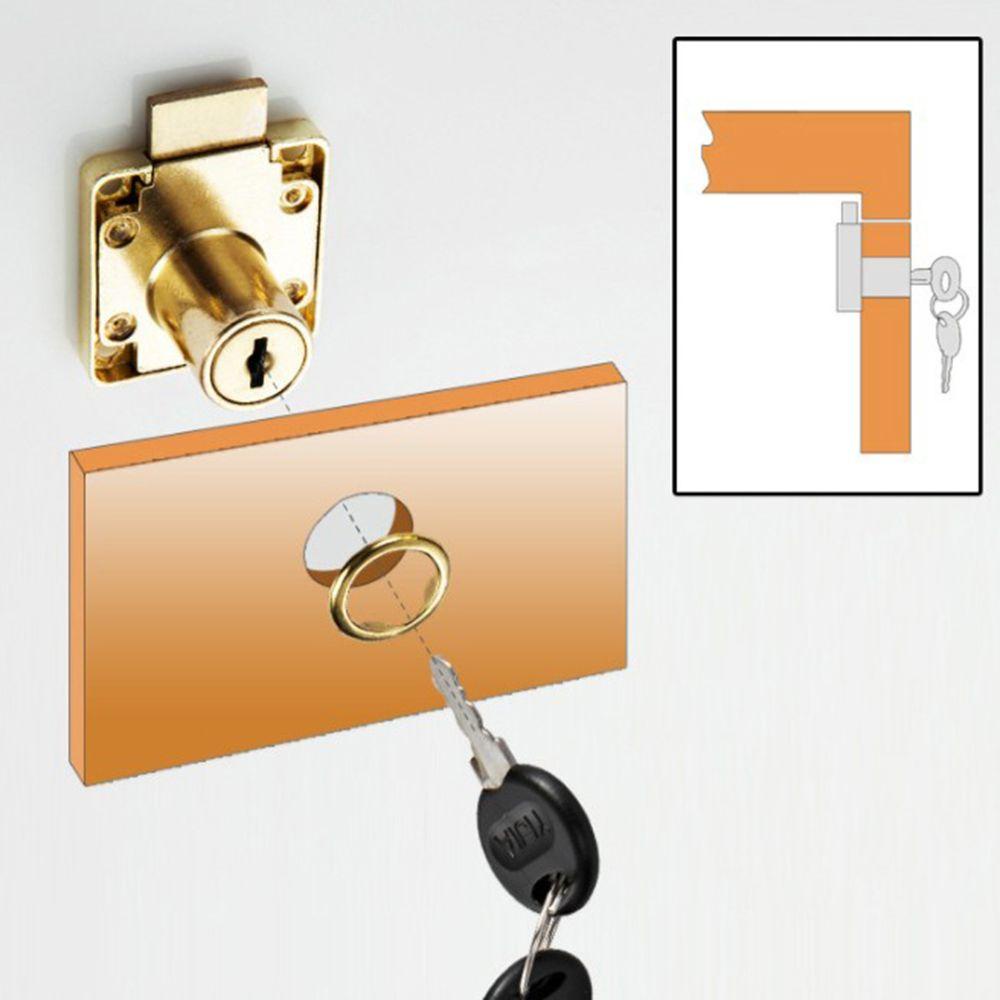 JARRED Ổ Khóa Ngăn Kéo Tủ Hiện Có 3 Màu