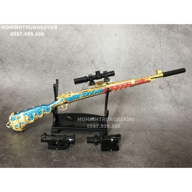 MÔ HÌNH KAR 98 SKIN HẢI TẶC PUBG TẶNG SCOPE VÀ KỆ ⚡️