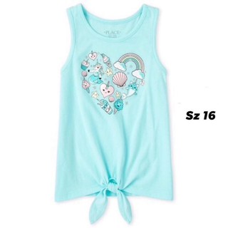 Áo ba lỗ bé gái the children place cambo sz 4-16t