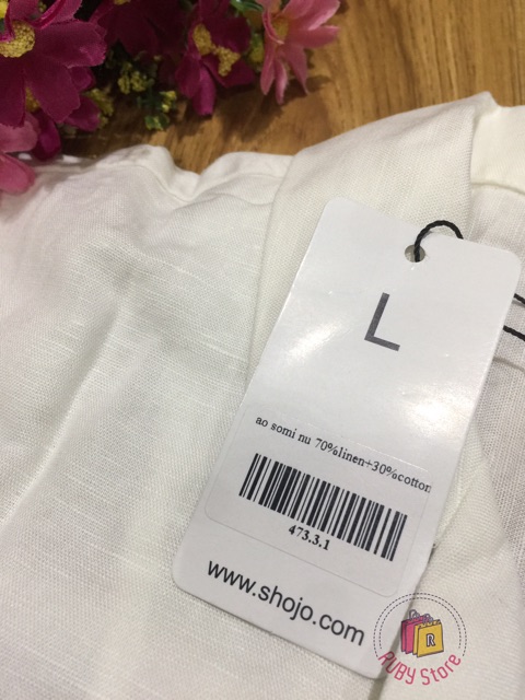 🌷Áo sơmi linen xuất đẹp Shojooo