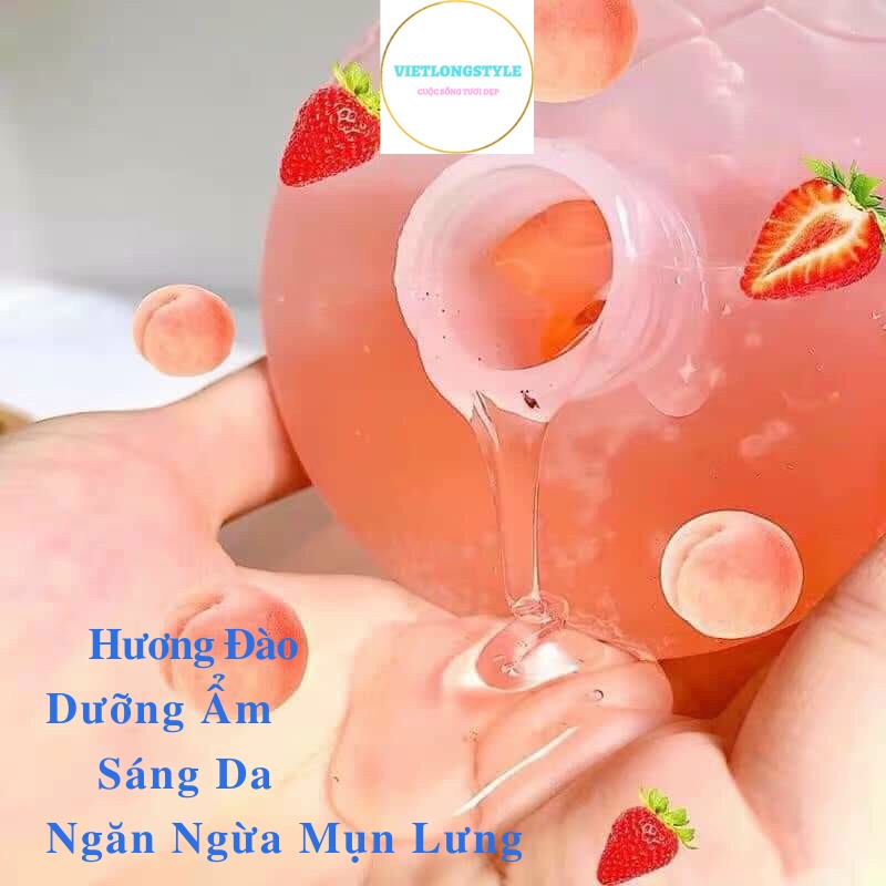 Sữa Tắm Dưỡng Ẩm Body Care Trắng Da Dưỡng Thể Hương Đào Nội Địa Trung