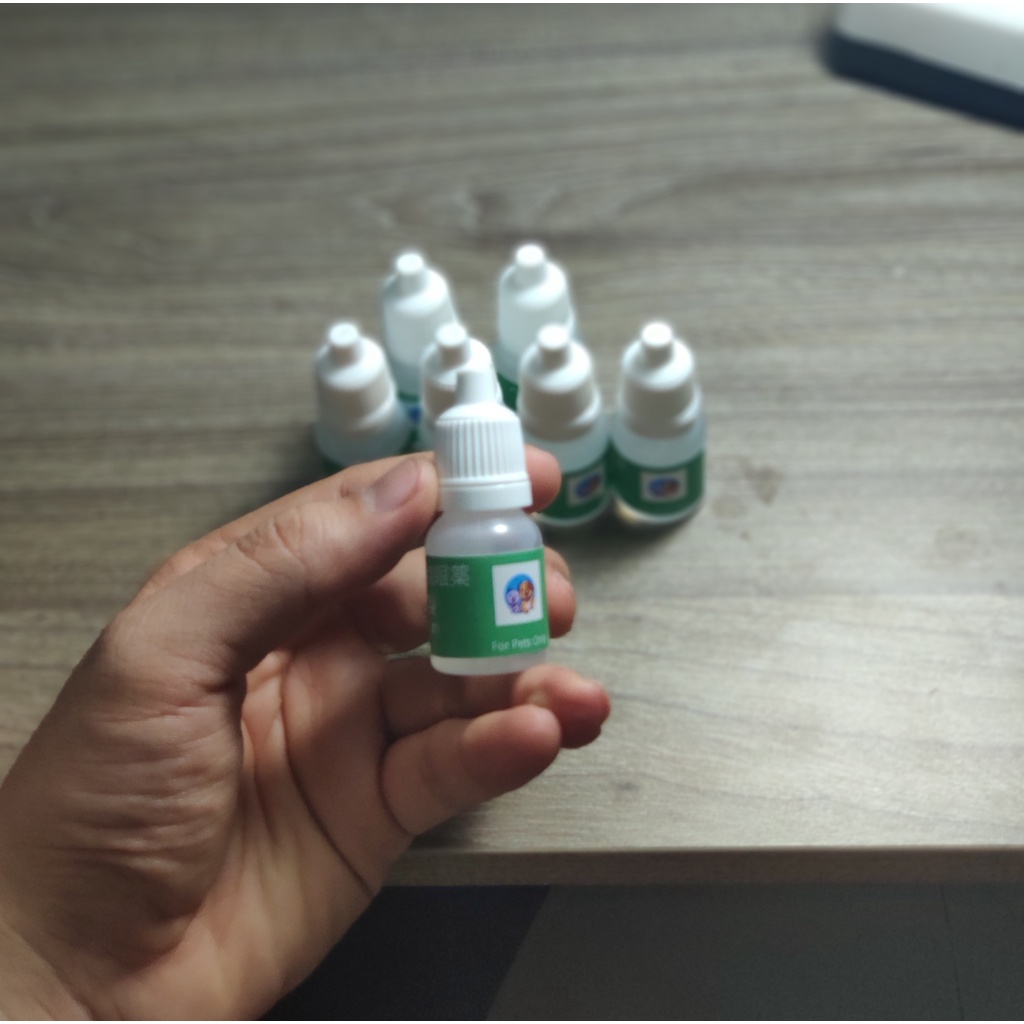 Chai Nhỏ Mắt Mũi Cho Chó Mèo Giảm Tiết - Chảy Nước Mắt - Mũi - Hết ố lông mắt mũi.