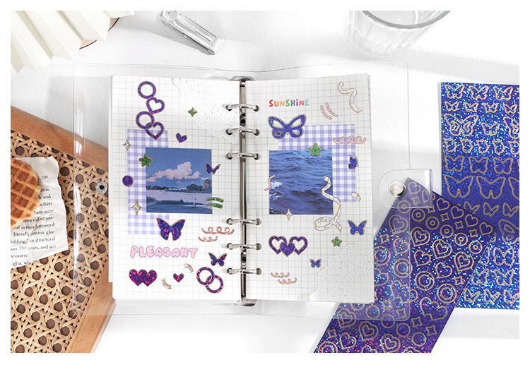 1 tấm nhãn dán trang trí dễ thương sáng tạo