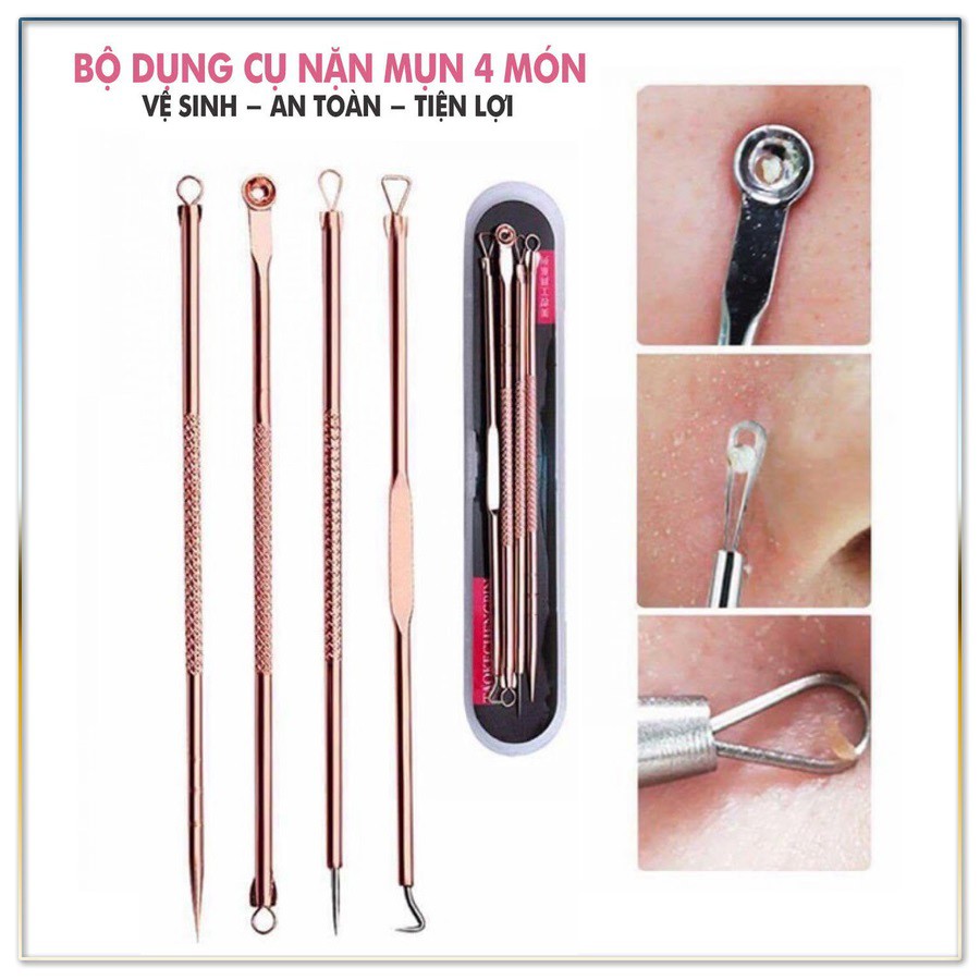 Bộ 4 cây lấy mụn 8 đầu nặng - Đồ chơi giá sỉ