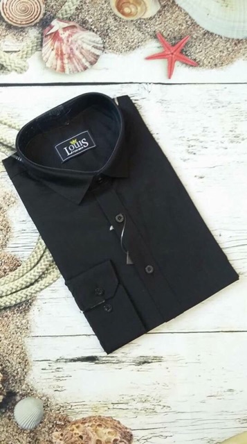 Áo sơ mi hàn quốc nam dài tay áo kiểu công sở đẹp Áo sơ mi nam Màu Đen LSM0012 | BigBuy360 - bigbuy360.vn