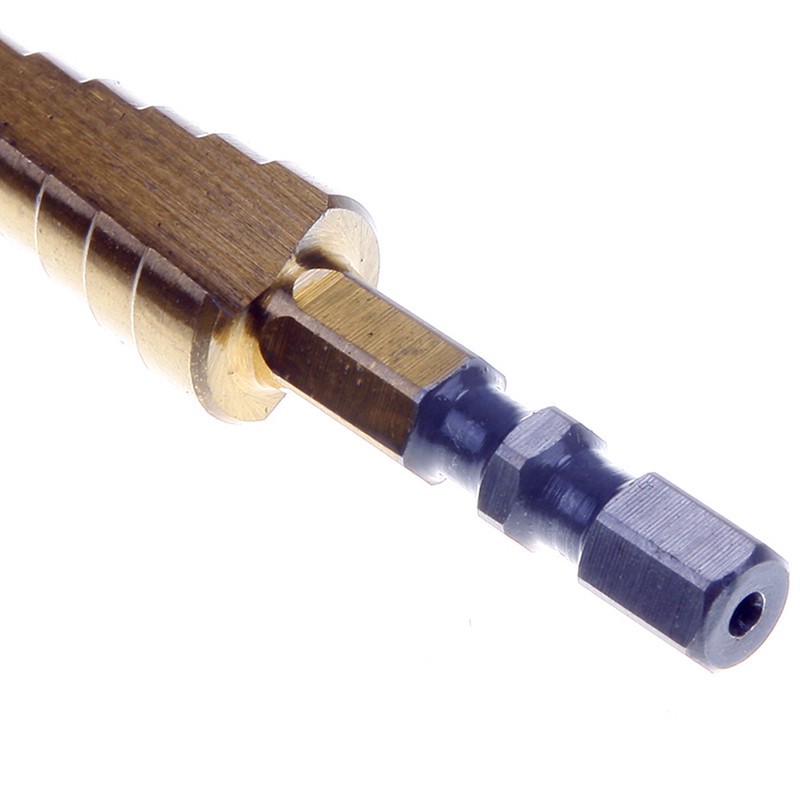 Mũi khoan bước mạ titan 3-13MM trục lục giác 1 / 4 &quot;