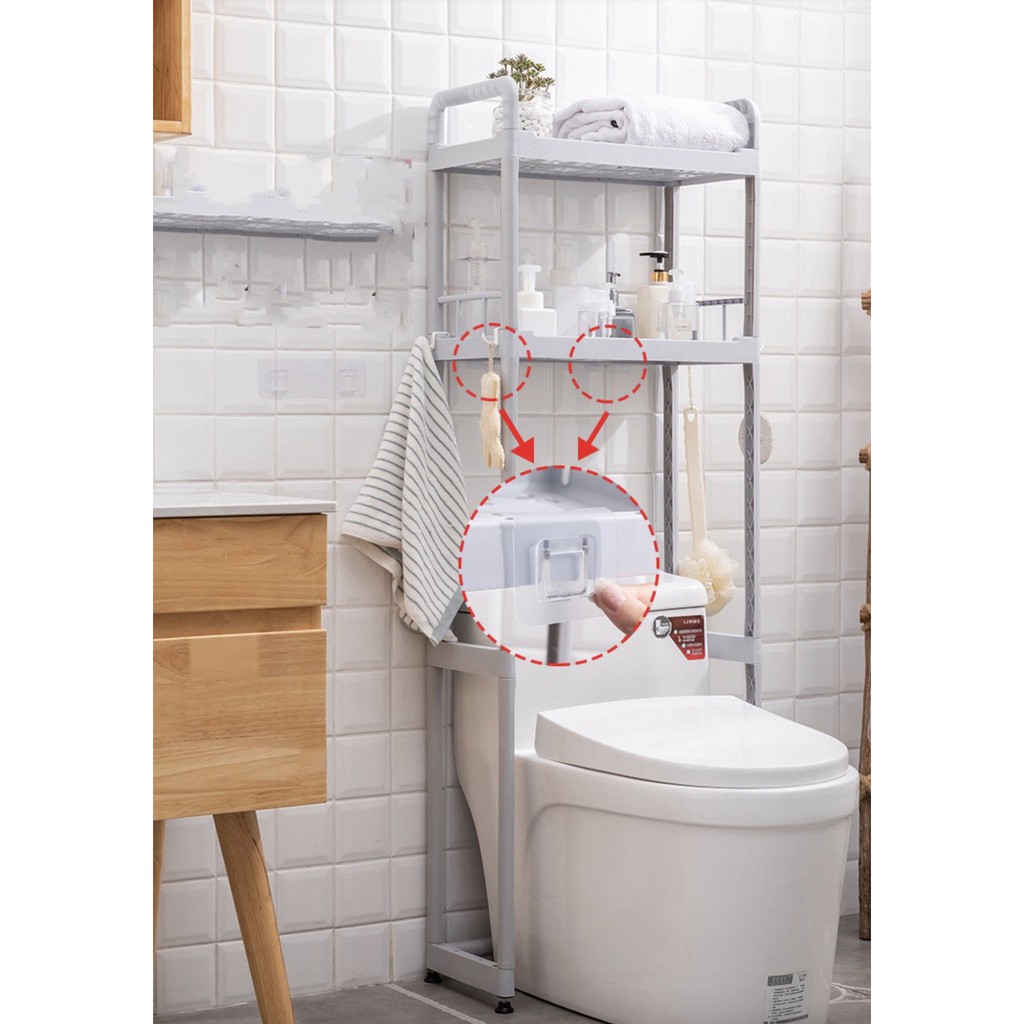 Kệ NHÀ TẮM ABS JAPAN Toilet Seat 3F