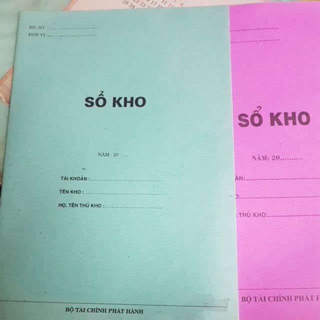 Sổ kho a4 loại đẹp