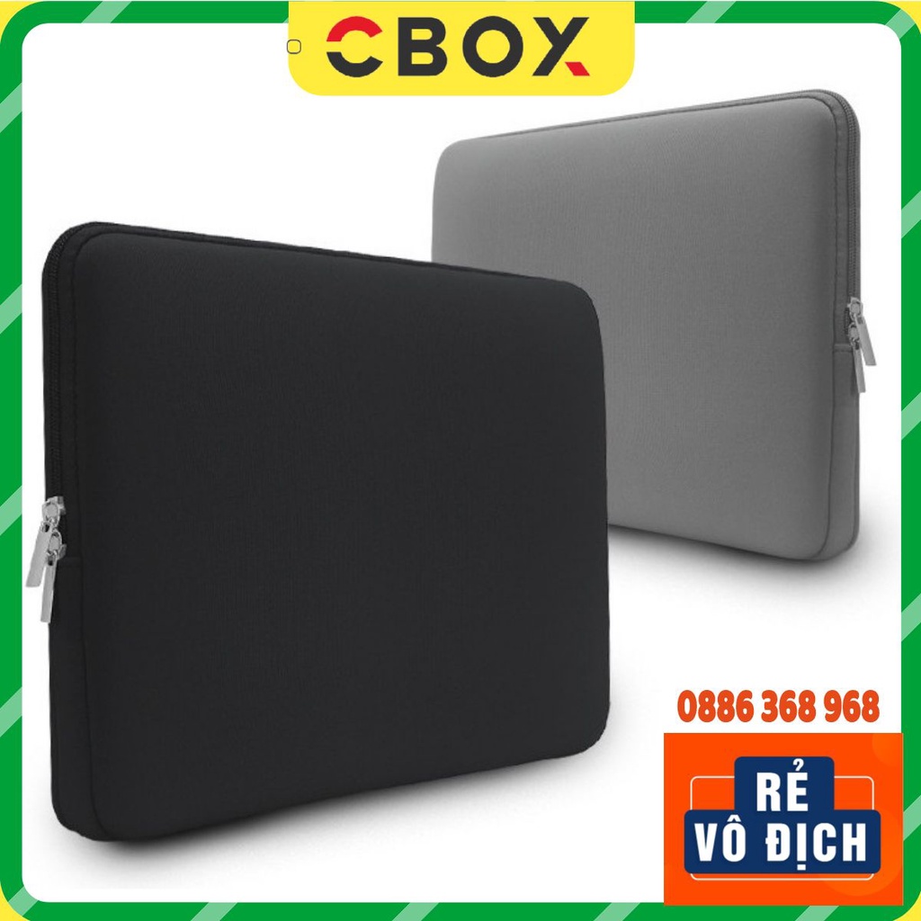 Túi Chống Sốc Laptop Macbook Ultrabook Chống Nước Cao Cấp Cho Máy Tính 12 inch Đến 15.6 inch Nhiều Màu CBOX CS02