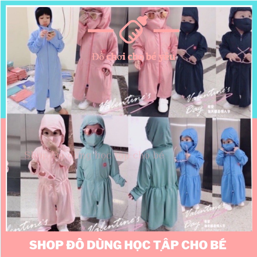 set áo chống nắng cho bé