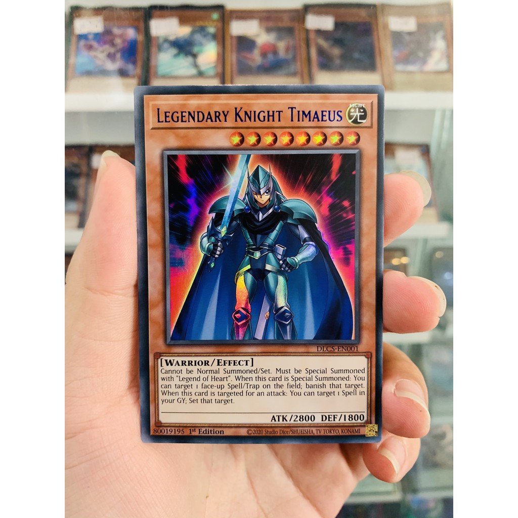 Thẻ Bài Lẻ YugiOh! Mã DLCS-EN001 - Legendary Knight Timaeus - Ultra Rare (Blue) - 1st Edition