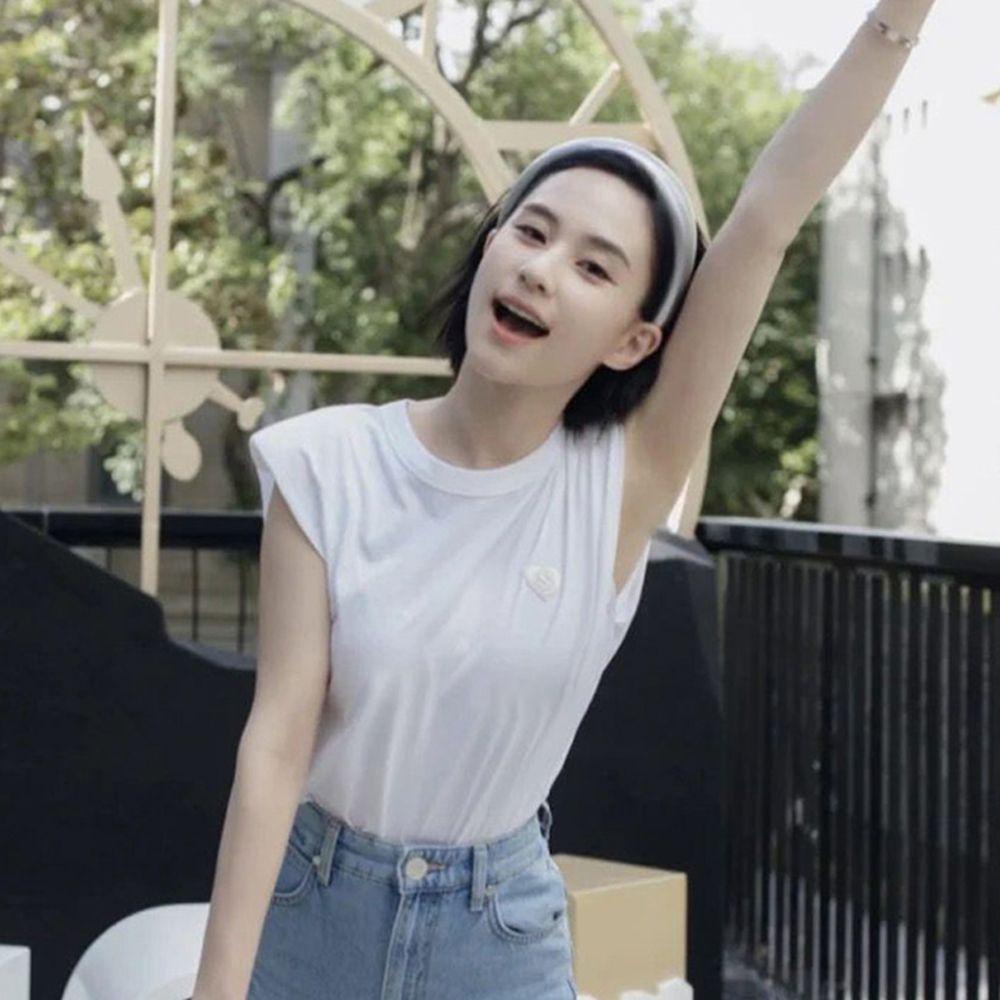 Băng Đô Cài Tóc Bằng Bọt Biển Màu Trơn Sang Trọng Ngọt Ngào WMES15H