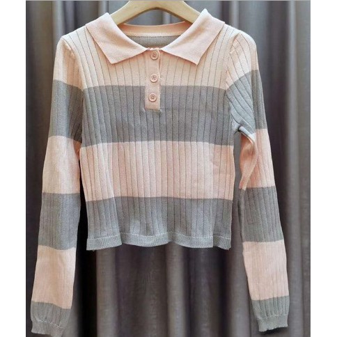 Áo Thun Polo Tay Dài Kẻ Sọc Ngang 1733 # | BigBuy360 - bigbuy360.vn