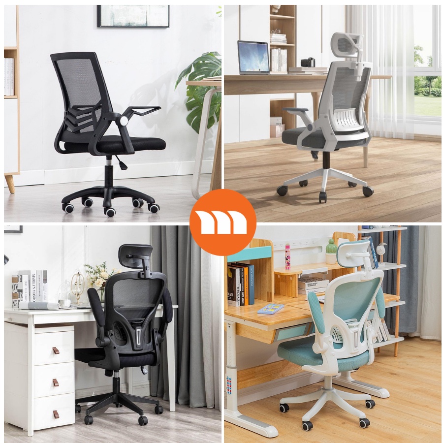 Ghế Xiaomi Manson Tay Gập Công Thái Học Cao Cấp Oasis - Ergonomic - Regal Màu Trắng, Đen, Xám, Hồng, Xanh
