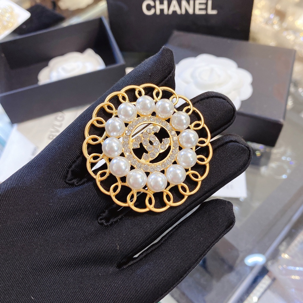 Cài áo nữ đính đá cao cấp sang trọng Ròm House mang phong cách Hàn Quốc phụ kiện trang sức thời trang đẹp - ms4504