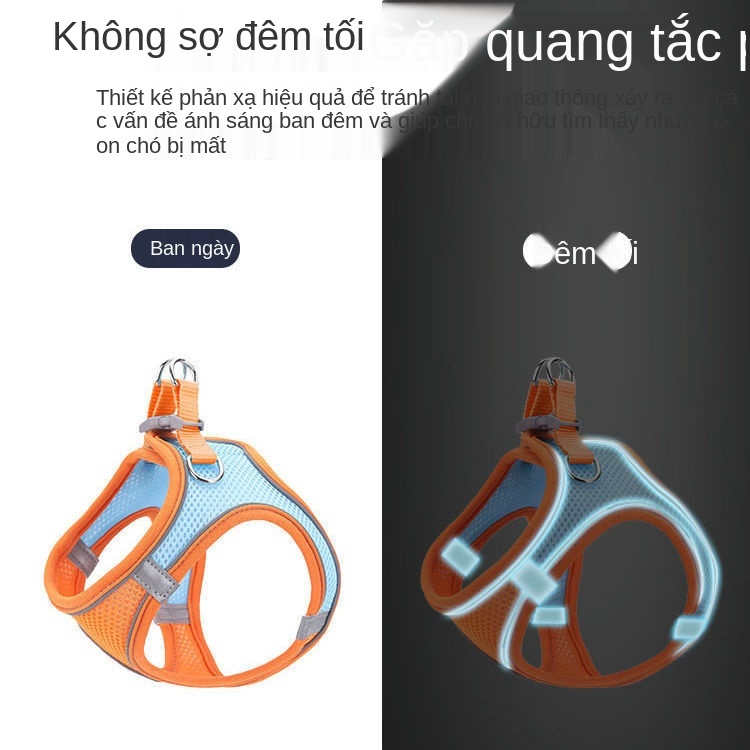 Pet cat Towing dây đi chơi, dây cho mèo, dây cho chó, dây kéo gấu bông, dây đeo ngực, dây kéo cún, dây dắt chó