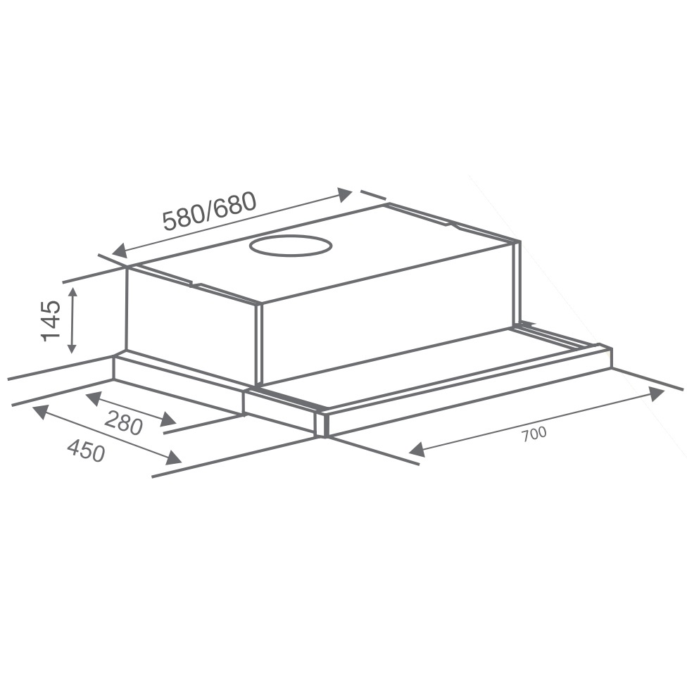 Máy hút mùi Canzy CZ-C517B - Chính Hãng