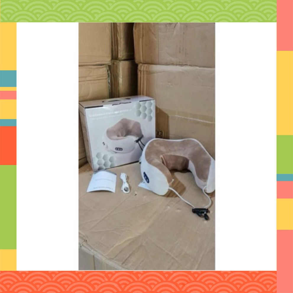 Gối massa hình chữ U - chuyên dụng cho massage cổ vai gáy BCT Mart