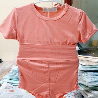 Bộ chíp màu trơn minky cho bé_cạp cao_hàng vnxk