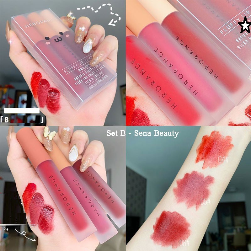 Set 3 cây son kem lì Hero range ♥️ Siêu đẹp ♥️ | BigBuy360 - bigbuy360.vn