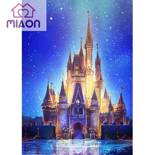 Bộ trang đính đá 5D tự làm thủ công hình tháp Eiffel độc đáo