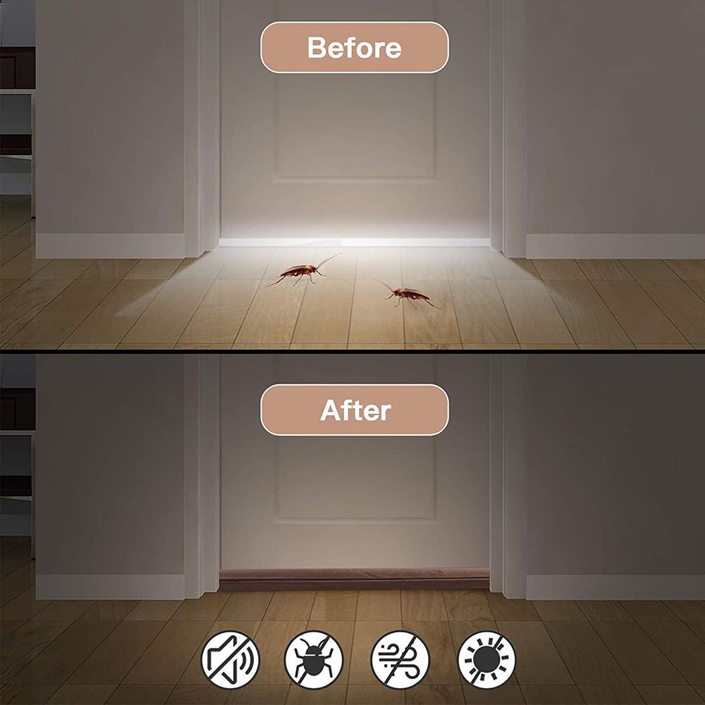 Dải Niêm Phong Đáy Cửa Chống Thấm Nước Chống Ồn Chống Ồn Tiện Dụng Cho Phòng Ngủ