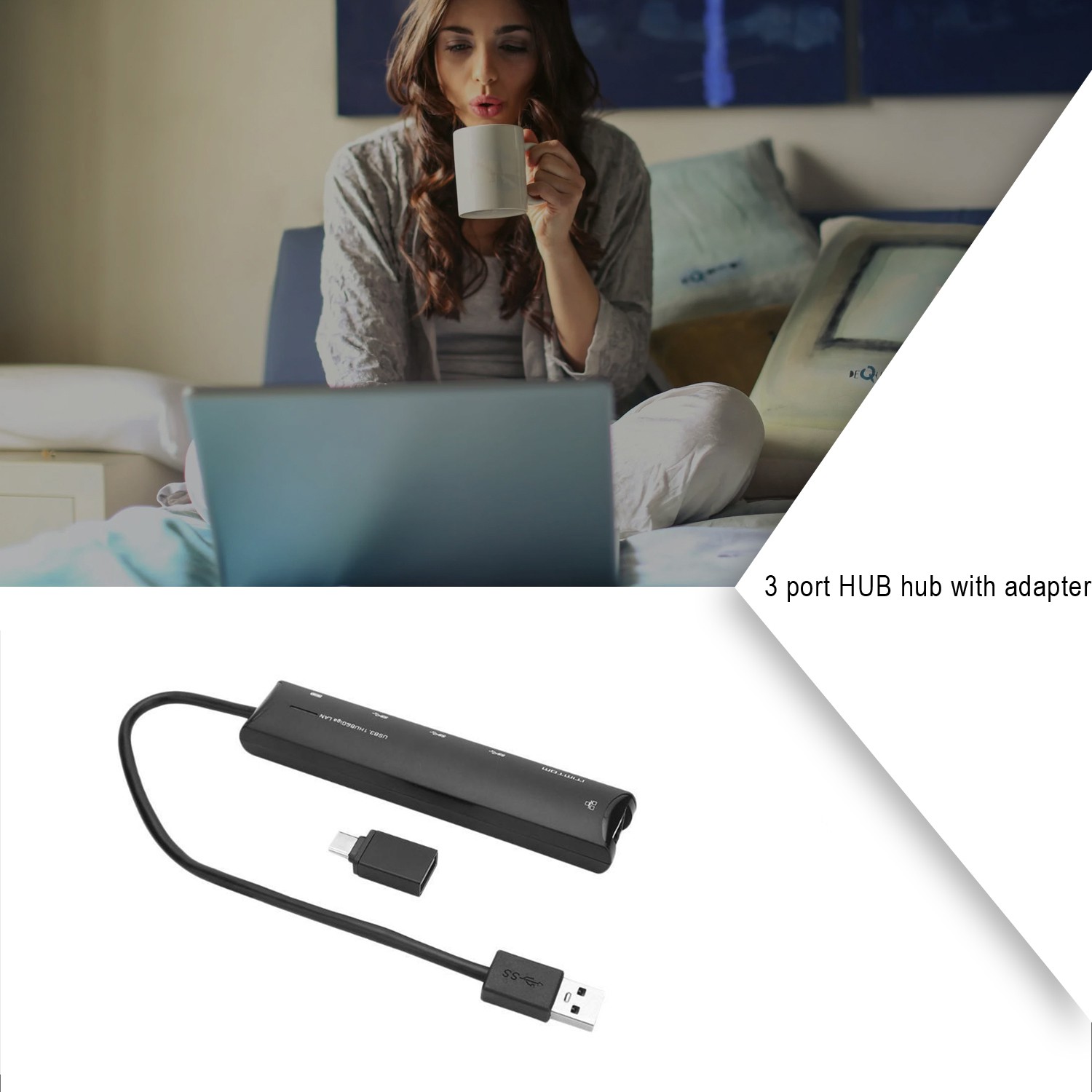 Bộ Chuyển Đổi Usb 3.0 Sang Rj45 1000mbps Cho Xiaomi Mi Box 3 / S 4 4c Se | BigBuy360 - bigbuy360.vn