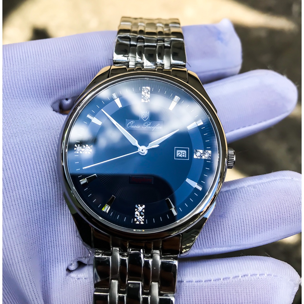 Đồng hồ nam Oasis Pacifier – Thời trang, máy Quartz, mặt kính Sapphire chống xước, chống nước.
