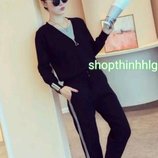 Bộ len khóa nữ quảng châu