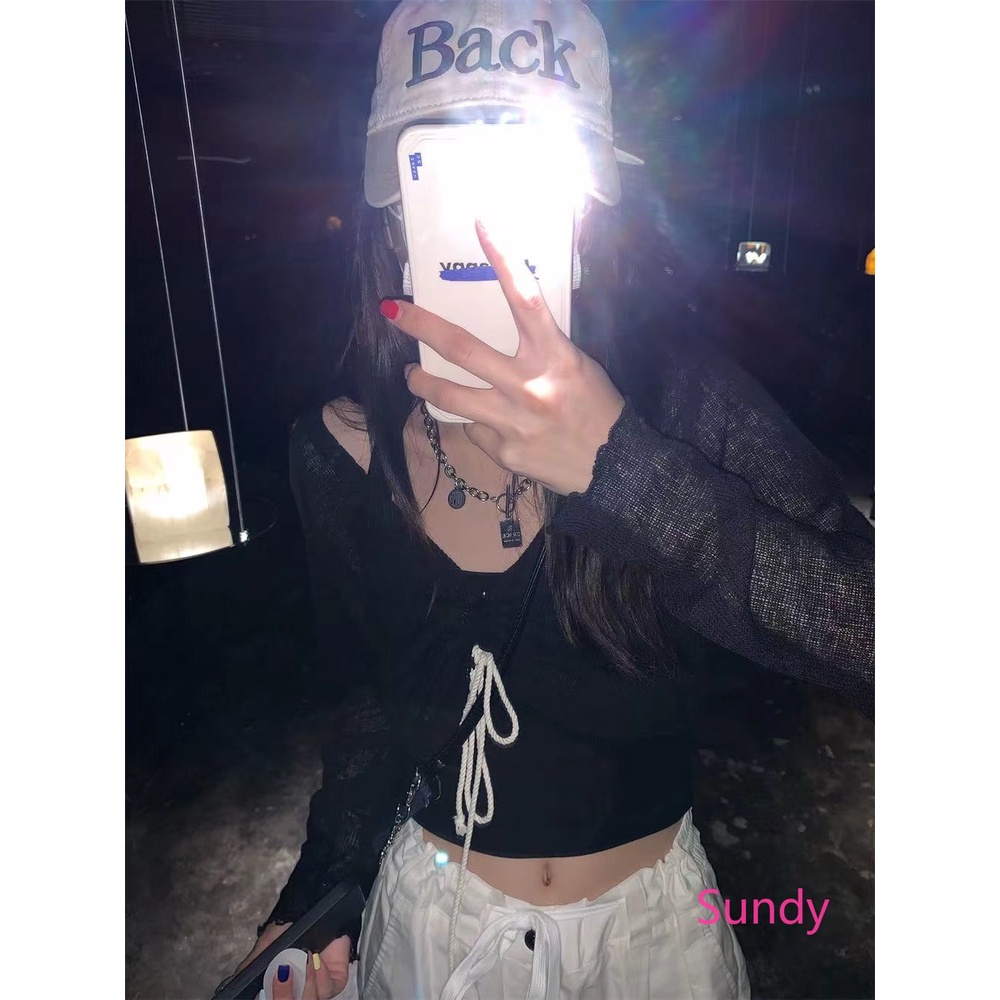 Set Áo Hai Dây + Áo Khoác Cardigan Màu Trơn Thời Trang Mùa Hè Phong Cách Hàn Quốc Cho Nữ