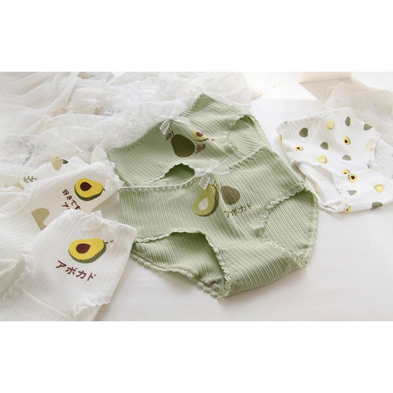 Quần Lót Cotton Họa Tiết Quả Bơ Xinh Xắn | BigBuy360 - bigbuy360.vn