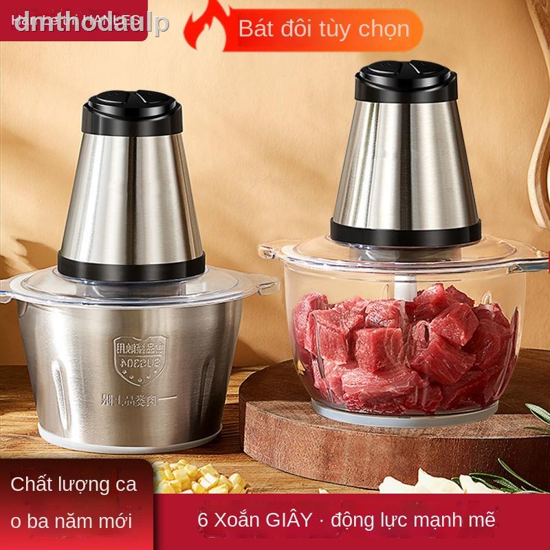 ✱◊✑Thực phẩm của Đức Máy xay thịt bằng thép không gỉ 304 gia dụng tự động Seiko công suất siêu lớn
