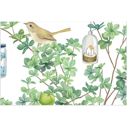 Decal dán tường cây chanh