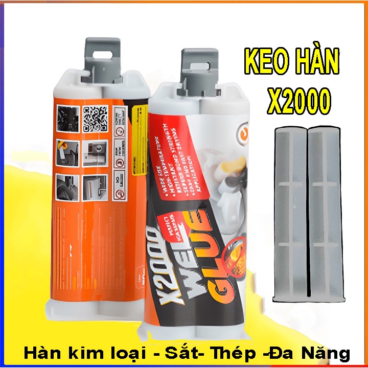 Keo dán sắt thép kim loại Nhật Bản siêu bền hàn gắn các vết nứt chịu được nhiệt độ cao , chịu va chạm mạnh