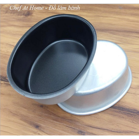 Khuôn Oval Nhỏ D04 Làm Cheesecake Mini, Bánh Mì Thường/Chống Dính