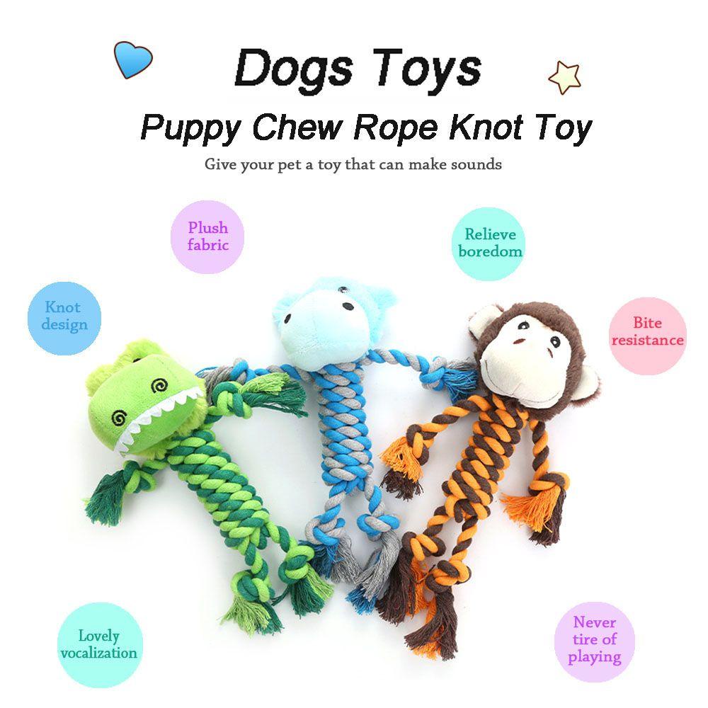Dây Bện Hình Động Vật Đồ Chơi Cho Thú Cưng LAYOR1